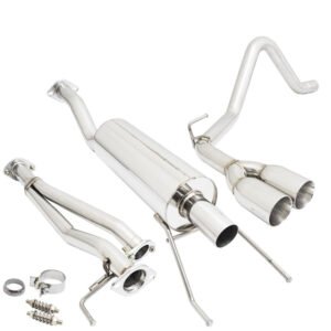 Megan OE-RS Series Catback Exhaust System Twin Round Tips For 16-23 Toyota Tacoma N300