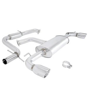 Megan OE-RS Series Catback Exhaust System 2.5″ Pipe w/Dual Rolled Tips For 10-13 Volkswagen GTI MK6