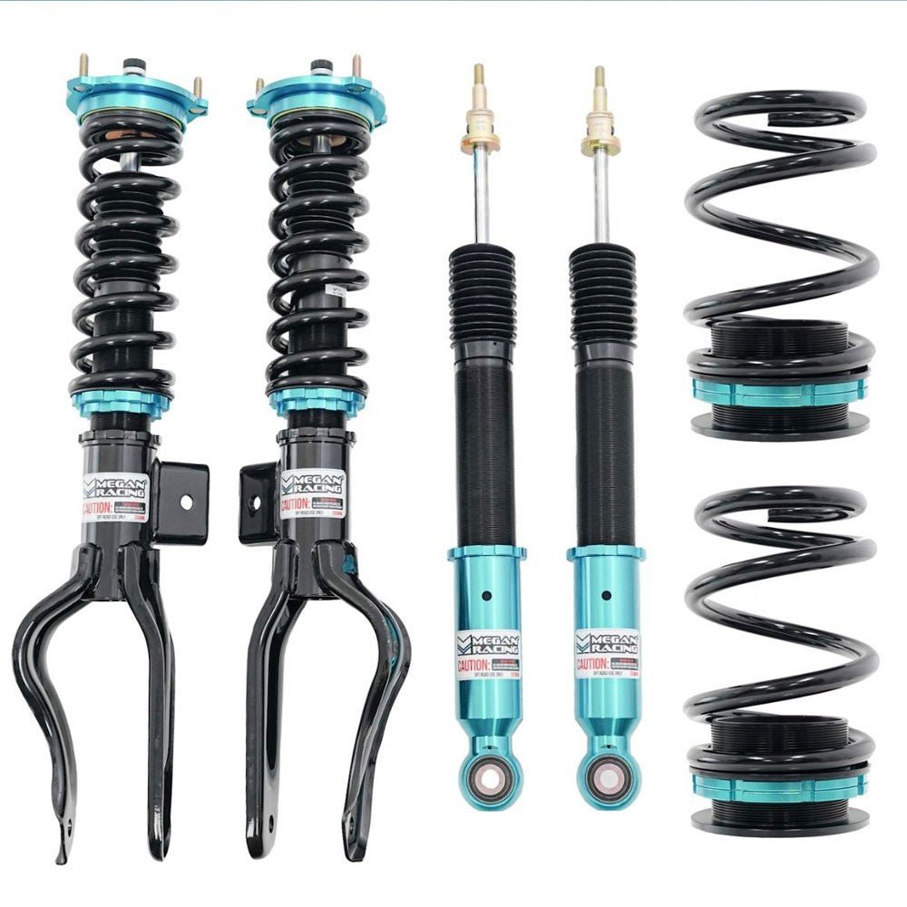 Megan Racing Blue EZII Series Coilover Springs Suspension Kit For Tesla 19+ Model Y AWD/17+ Model 3 AWD (Lower Set-up)