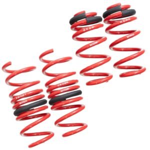 Megan 4PCs Red Euro-Version Lowering Springs Kit For 17+ A4 (B9/8W) / A5 (8W6)
