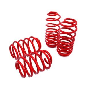 Megan Front/Rear Red Euro-Version Lowering Springs Kit For 08-14 Audi TT MK2 8J