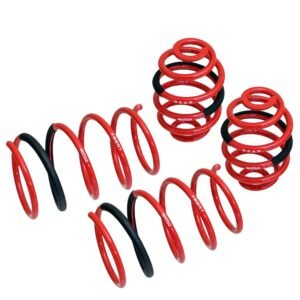 Megan Racing Front/Rear Red Euro-Version Lowering Springs Kit For 96-02 BMW Z3