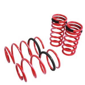 Megan Front/Rear Red Euro Lowering Springs Kit For 11-16 Countryman R60 FWD