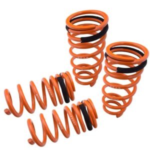Megan Racing Front/Rear Orange Street Lowering Springs Kit For 93-98 Supra A80