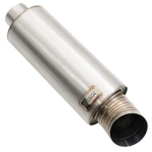 Megan Racing MU Series Universal 3″ Inlet Weld-on Muffler with Turndown Style Tip
