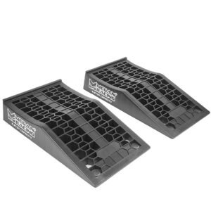 Megan Racing 2PCS Constant Incline Single Piece Construct Drive-On Ramp [Raise 65mm, 2.5Ton]