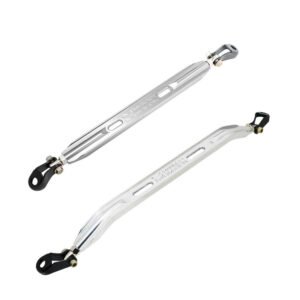 Megan Racing Polish [Rear Upper/Rear Lower] Strut Tower Brace Bar For 96-00 Honda Civic 6th Gen