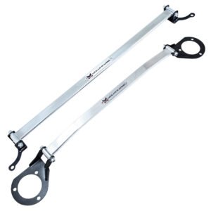 Megan Front Upper + Rear Upper Strut Bar Tower Brace For 93-96 Mazda RX-7 FD Gen