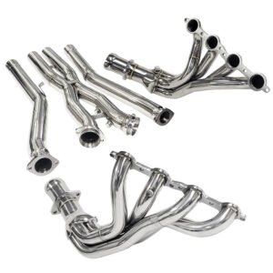 Megan Racing Stainless Header Exhaust w/X-Pipe For 97-04 Corvette C5 LS1/LS6 V8