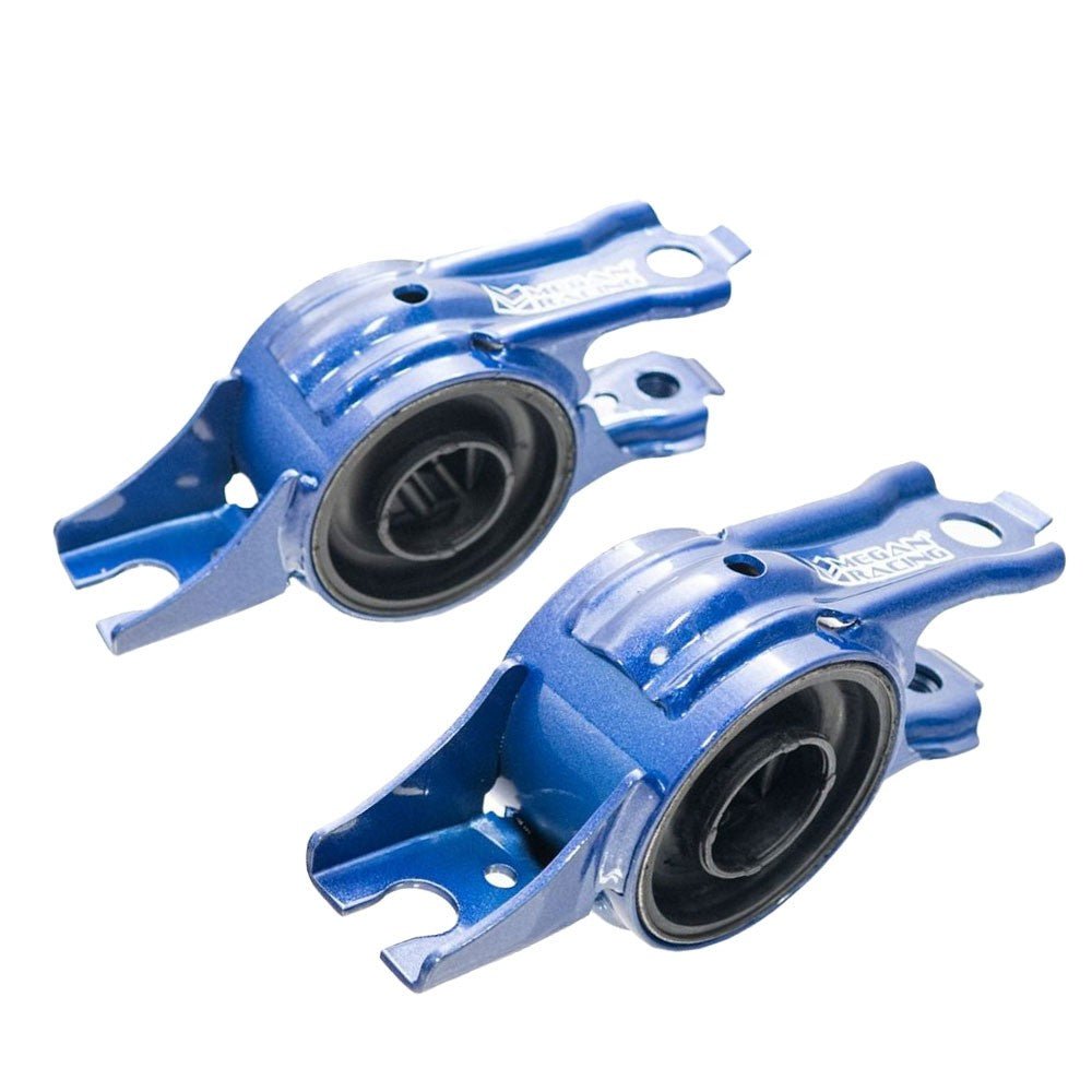 Megan Racing Blue Front Lower (Rear) Control Arm Bracket Compliance Bushing For 16-21 Honda Civic FC/FK/Type-R FK8