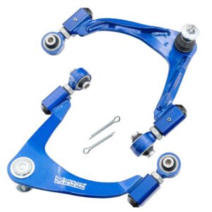 Megan Racing Blue Front Upper Camber Kit Arm For 01-06 Lexus LS430 (XF30 3rd Gen)