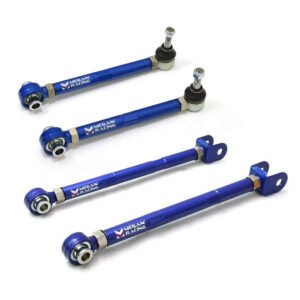 Megan Racing Blue Adjust Rear Traction Rod & Toe Arm For 92-00 Lexus SC300 SC400