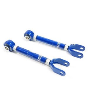 Megan Racing Blue Rear Traction Rods Bar For Nissan 08-21 370Z Z34/22+ Z RZ34/Infiniti 08-13 G37 V36/14-15 Q60 V36