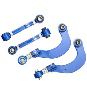 Megan Racing Blue Rear Upper Camber + Rear Lower Toe Control Arm For 21+ Toyota Sienna (XL40 4th Gen)