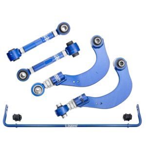 Megan Racing Blue Rear Upper Camber + Rear Lower Toe Control Arm + Rear Sway Bar For 21+ Toyota Sienna (XL40 4th Gen)