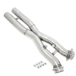 Manzo Stainless Steel Exhaust X-Pipe For 05-13 Corvette 6.0L 6.2L (C6)