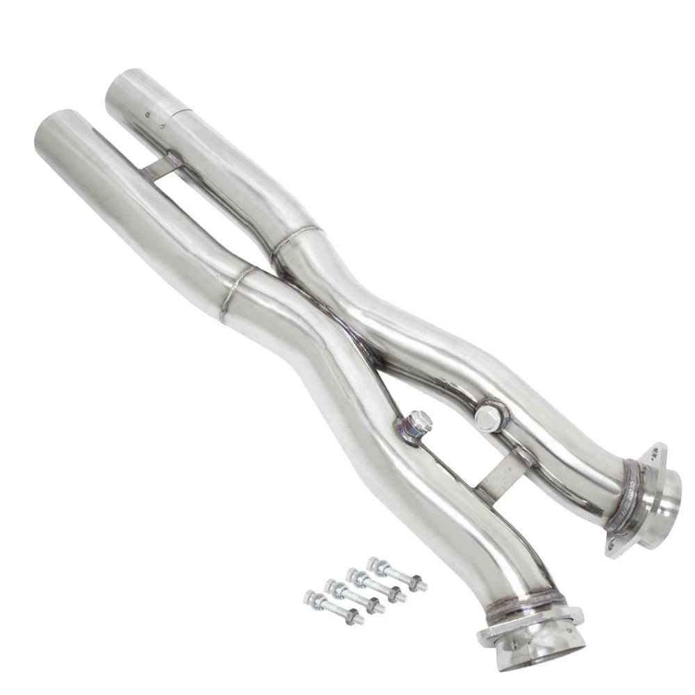 Manzo Stainless Steel Exhaust X-Pipe For 05-13 Corvette 6.0L 6.2L (C6)