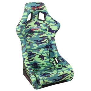 NRG FRP-302-GIJ Prisma Fixed Back Bucket (Large Size) Racing Seat Green