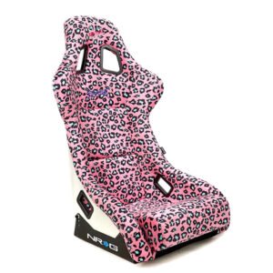 NRG FRP-302-PK-SAVAGE Prisma Fixed Back Bucket (Large Size) Racing Seat Pink