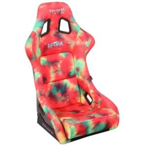 NRG FRP-302-TIEDYE Prisma Fixed Back Bucket (Large Size) Racing Seat Multi Color