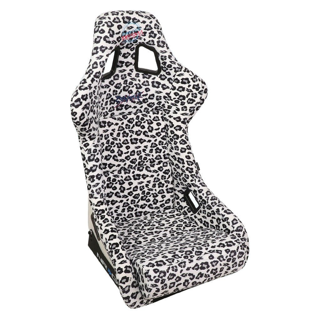 NRG FRP-302-WT-SAVAGE Prisma Fixed Back Bucket (Large Size) Racing Seat White