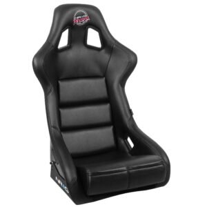 NRG FRP-302BK-V Prisma Fixed Back Bucket (Large Size) Racing Seat Black