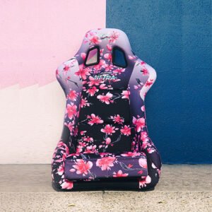 NRG FRP-303-SAKURA PRISMA Fixed Position Bucket Racing Seat w/Bottom Mount (Ombre Sakura)