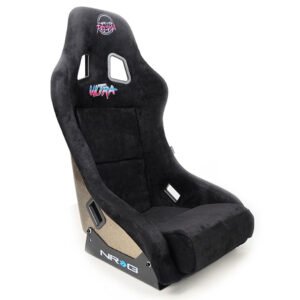NRG FRP-303BK-ULTRA PRISMA Fixed Position Bucket Racing Seat w/Bottom Mount (Black)