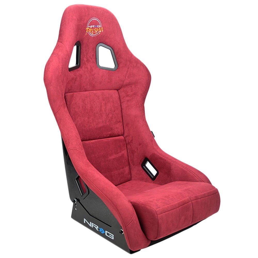 NRG FRP-303MAR-PRISMA PRISMA Fixed Position Bucket Racing Seat w/Bottom Mount (Maroon)