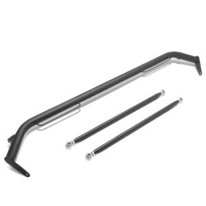 NRG HBR-001TI 47″ Titanium Universal Fixed end 4-Point Seat Belt Safety B-Pillar Chassis Harness Bar