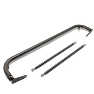NRG HBR-002TI 49″ Titanium Universal Swiveling end 4-Point Seat Belt Safety B-Pillar Chassis Harness Bar