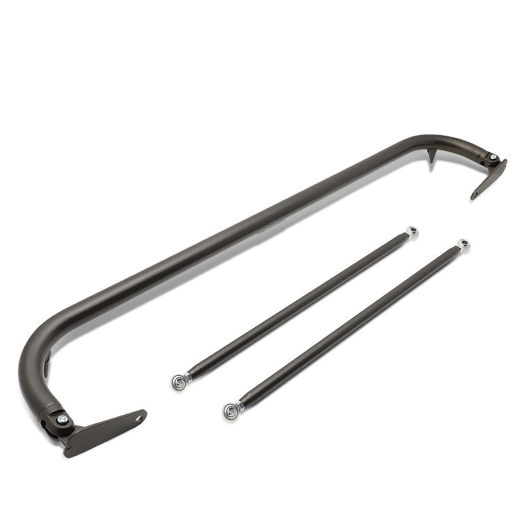 NRG HBR-002TI 49″ Titanium Universal Swiveling end 4-Point Seat Belt Safety B-Pillar Chassis Harness Bar