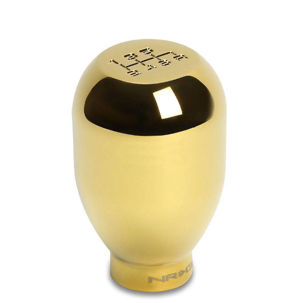 NRG SK-100CGD-W-6-N JDM Heavy Weight Chrome Gold Multi Thread 6-Speed Shift Knob