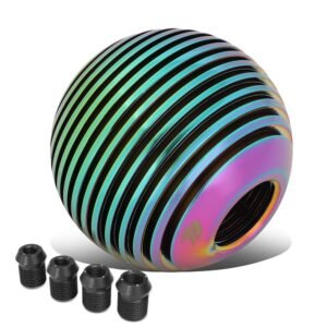 NRG SK-703MC Heatsink Droplet Ball Clear Pattern MT Shift Knob (Neo Chrome Anodized / UV Resistant)