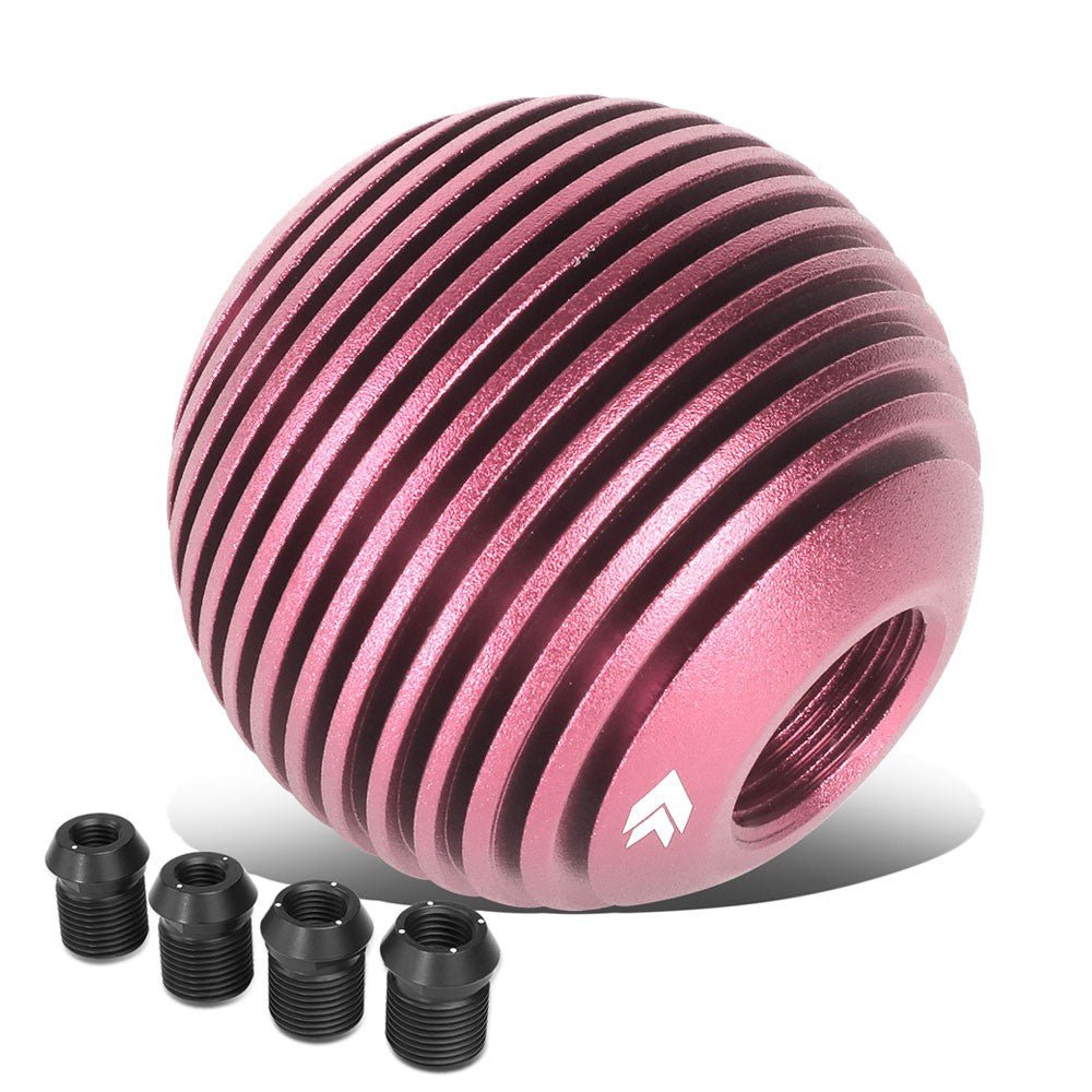 NRG SK-703PK Heatsink Droplet Ball Clear Pattern MT Shift Knob (Pink Anodized / UV Resistant)