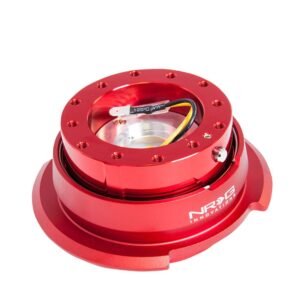 NRG SRK-280RD Red Body / Ring Gen 2.8 6-Holes Pattern Steering Wheel Quick Release Adapter