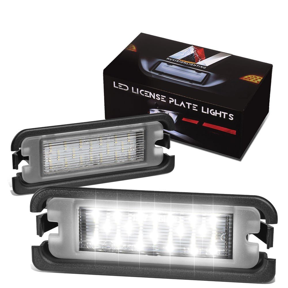 Nuvision NVL-LPL-013 White LED License Plate Light For 15+ Ford Mustang (S550 6th Gen)