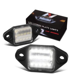 Nuvision NVL-LPL-014 White LED License Plate Light For 99+ E150 E-250 E-350 E-450 Econoline Club Wagon / Super Duty