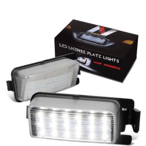 Nuvision NVL-LPL-015 White LED License Plate Light For 07+ Nissan Cube 350Z 370Z GTR Sentra Leaf Versa/Infiniti G25 G35 G37 Q40 Q60