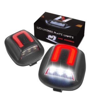 Nuvision NVL-LPL-017 Red/White LED License Plate Light For Nissan 94-04 Xterra / 00-04 Frontier