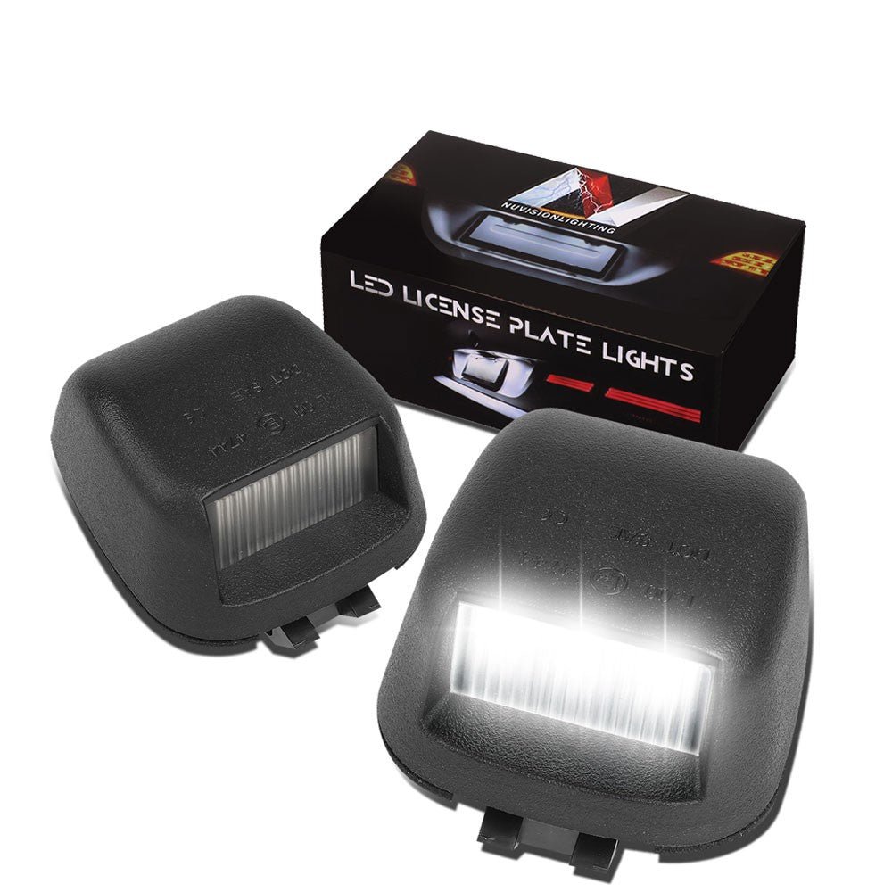 Nuvision NVL-LPL-018 White LED License Plate Light For 07-08 Armada/07-21 Frontier/07-21 Navara/07-15 Titan/08-15 Xter