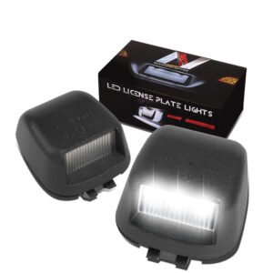 Nuvision NVL-LPL-018 White LED License Plate Light For 07-08 Armada/07-21 Frontier/07-21 Navara/07-15 Titan/08-15 Xterra/08-12 Equator