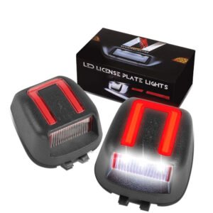 Nuvision NVL-LPL-019 Red/White LED License Plate Light For 07-08 Armada/07-21 Frontier/07-21 Navara/07-15 Titan/08-15 Xterra/08-12 Equator
