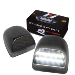 Nuvision NVL-LPL-020 White LED License Plate Light For 99+ Escalade ESV EXT Avalanche Silverado Suburban Tahoe Sierra Yukon