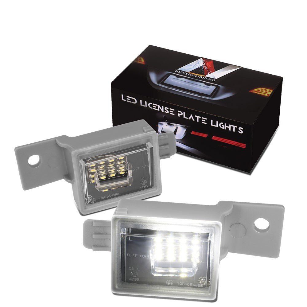 Nuvision NVL-LPL-022 White LED License Plate Light For 15+ Chevrolet Colorado Silverado/GMC Canyon Sierra