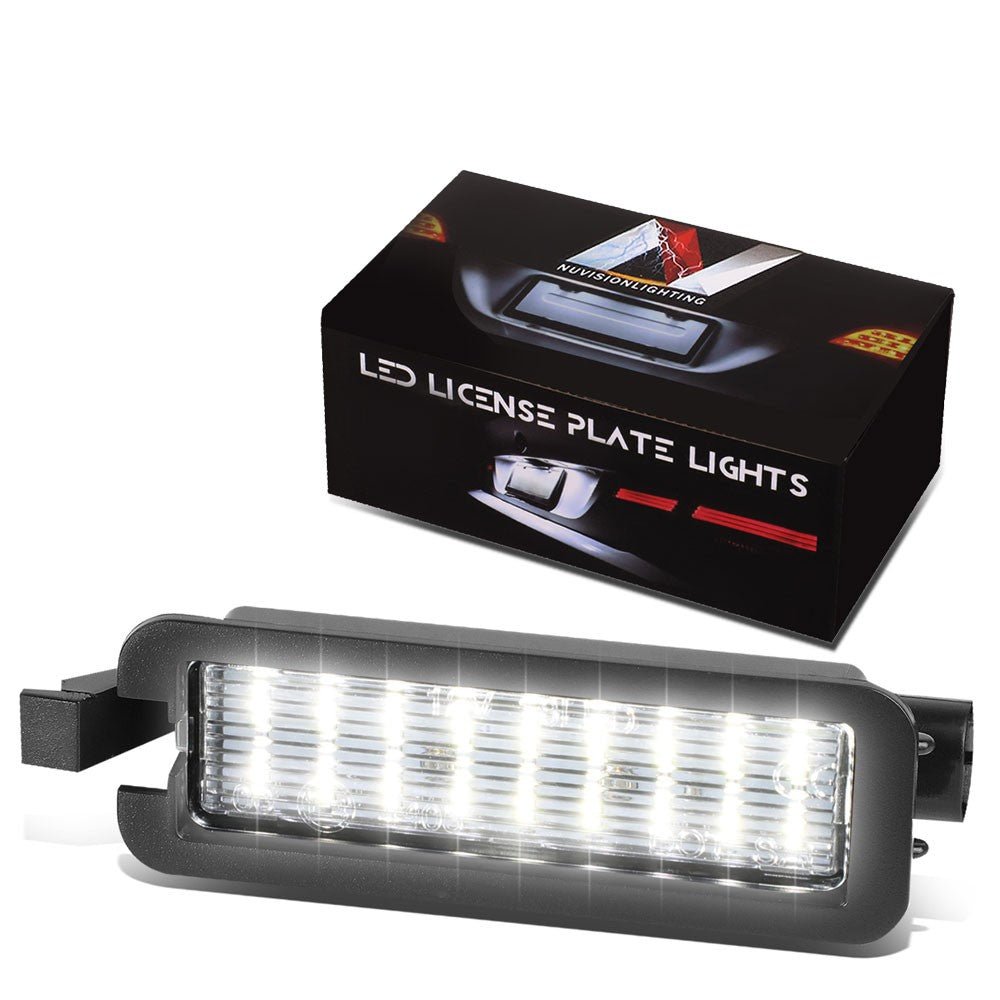 Nuvision NVL-LPL-023 White LED License Plate Light For 15+ Charger Challenger Compass 300 Pacifica Voyager