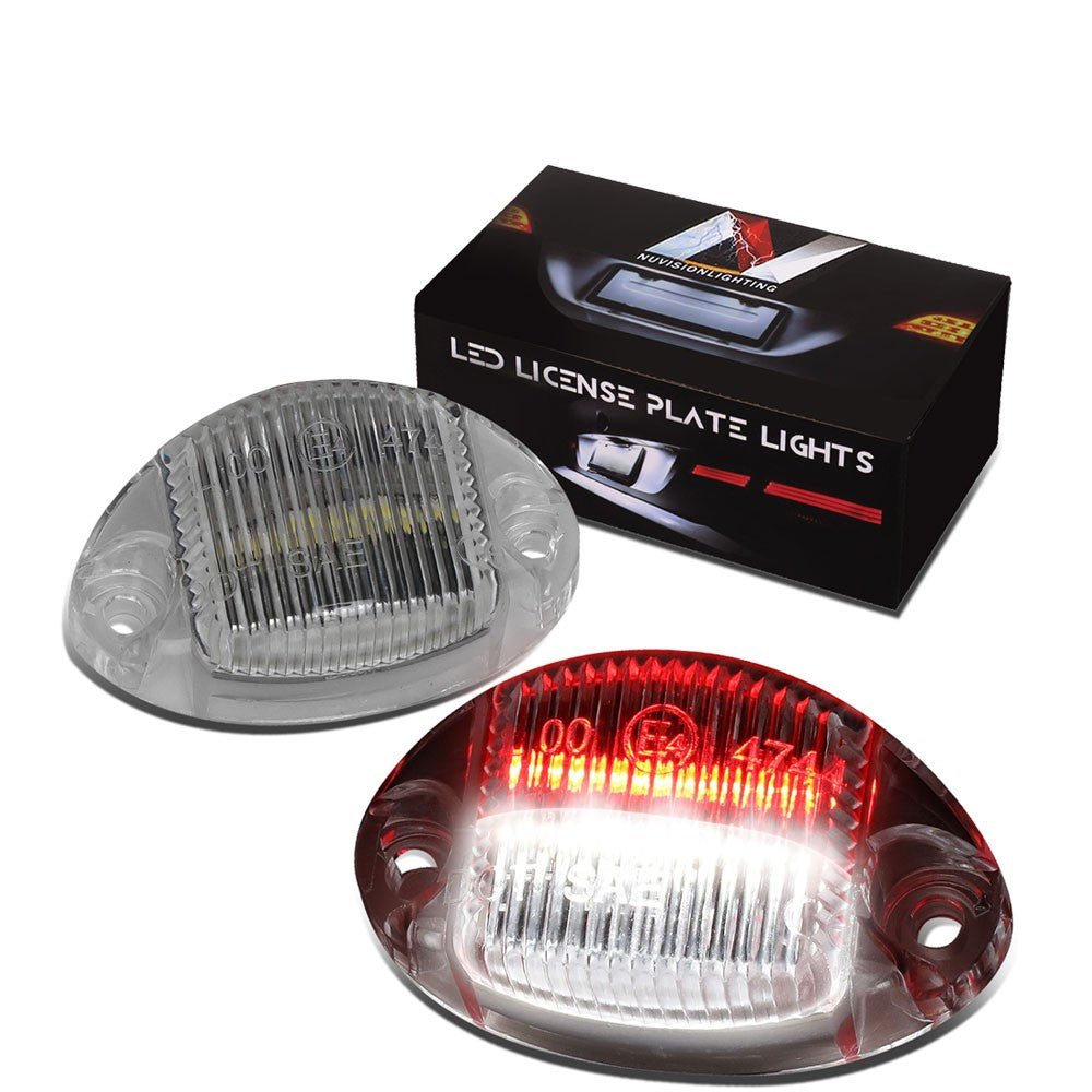 Nuvision NVL-LPL-024 White LED License Plate Light For 94-02 Dodge Ram 1500 2500 3500 BR/BE