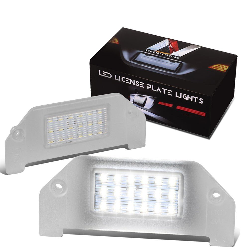 Nuvision NVL-LPL-025 White LED License Plate Light For 05-14 300/07-10 Sebring/08-14 Avenger/08-14 Challenger/08-14 Ch