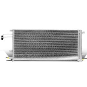 Metallic Natural AC Condenser For 15-20 Escalade 5.3L 6.0L 6.2L V8