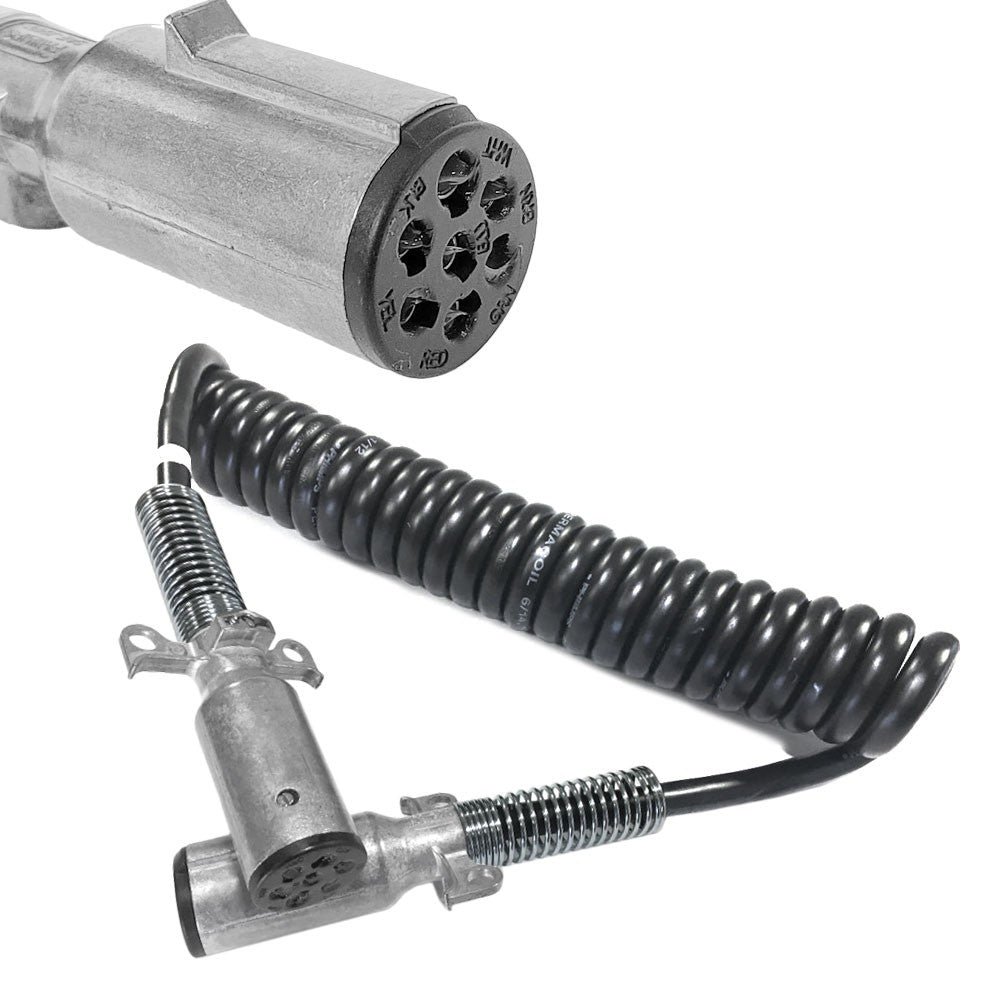 Phillips 24-4621 NONABS PERMACOIL 15′ Coiled Cable Electrical Assembly Zinc plug